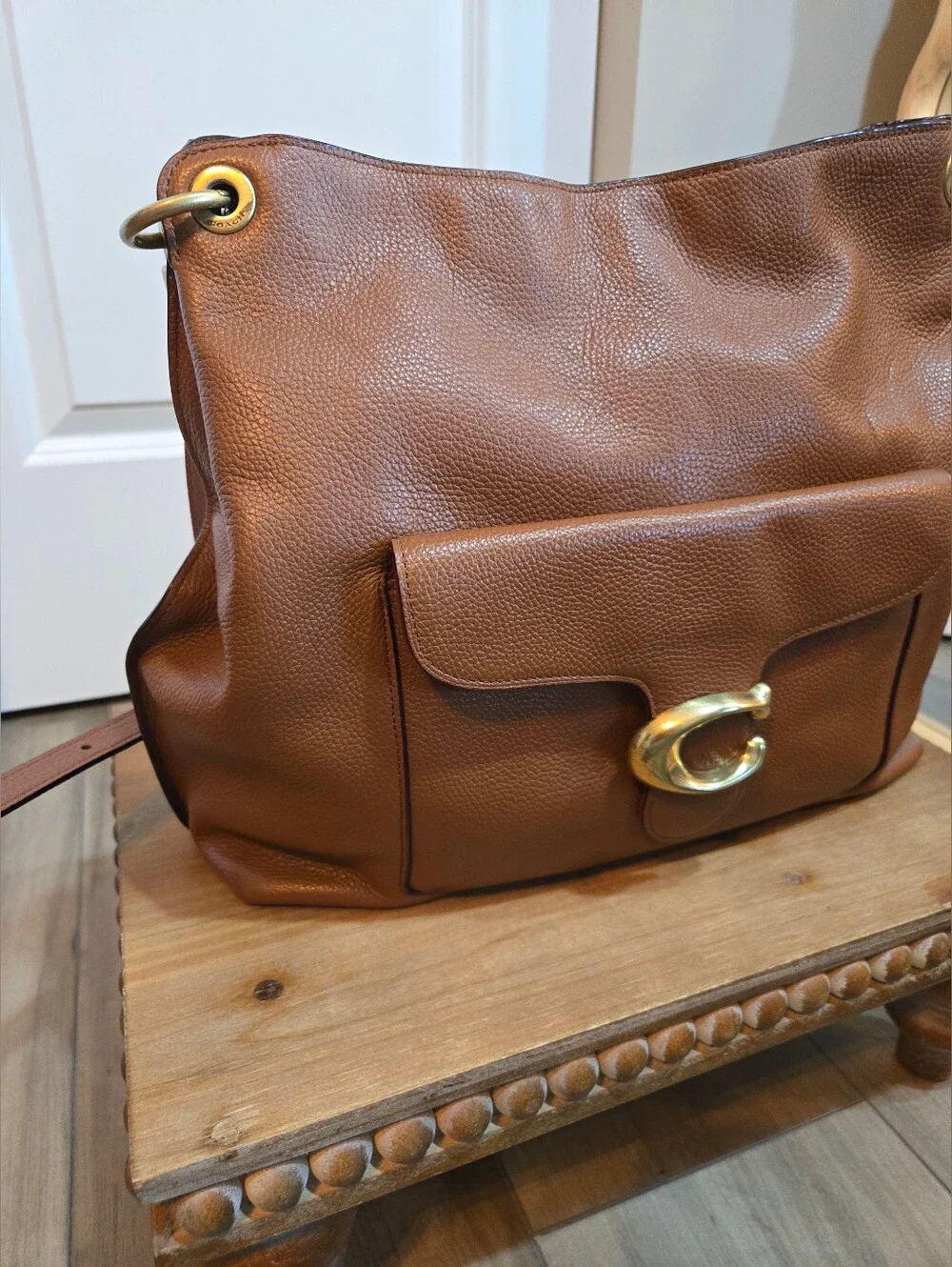 Coach Tabby Hobo Bag 78207 – Polished Pebble Leather | Saddle